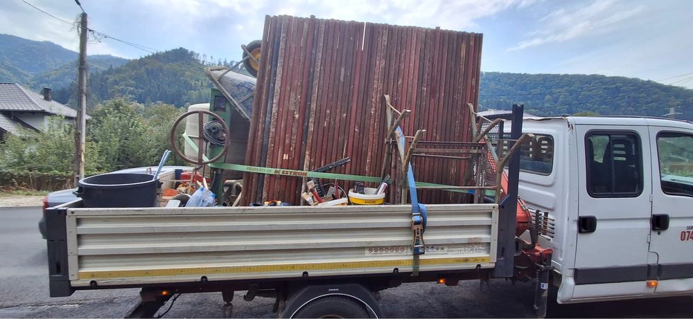Servicii transport cu macara, panant,nisip, balastru, lemne