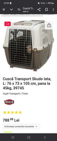 Cusca transport animale