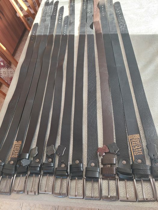 Мъжки Колани от естествена кожа