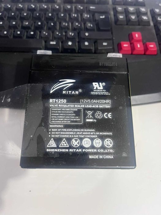 Ritar RT1250 Акумулаторна батерия 12V 5Ah 20HR нова