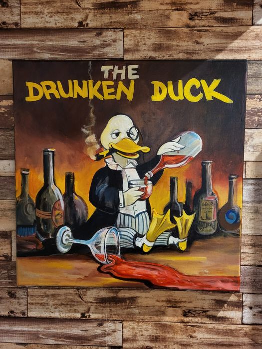 Pictură acrilic pe pânză