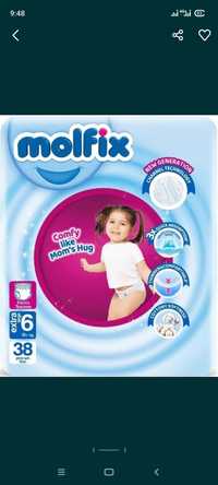 Продам MOLFIX Трусики детские EXTRA LARGE №6 (15+кг) 38шт.