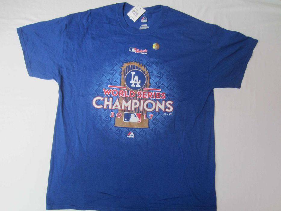 Tricou fan baseball LA Dodgers, masura XL, marca Majestic, nou
