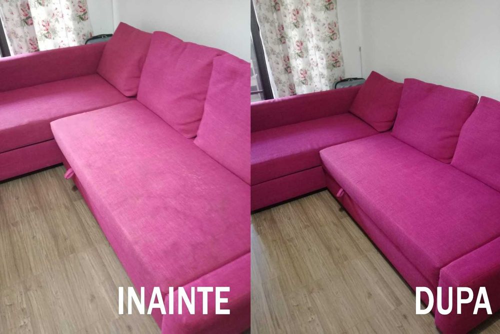 Curatare si igienizare canapele, saltele si fotolii