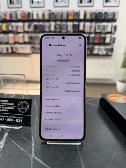 Samsung Galaxy Flip 5 - 512Gb - Ca NOU - Garantie 6 Luni!