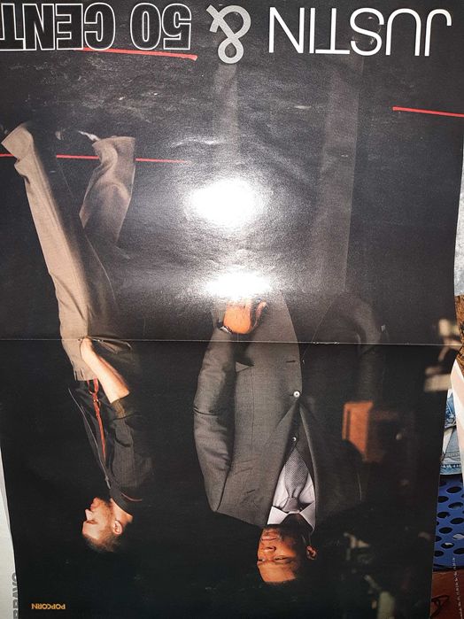 Poster Justin Timberlake si 50 cent/ talmacsi gabor