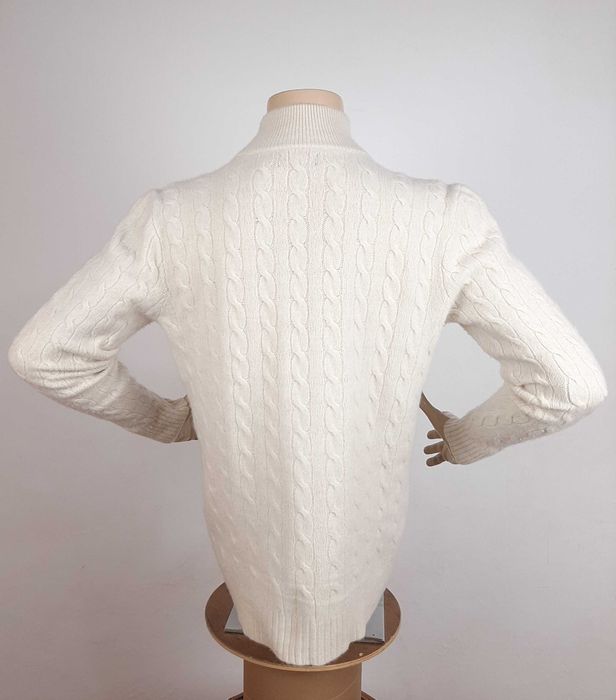 Polo Ralph Lauren Cable-Knit Zip - Оригинален мъжки пуловер с кашмир L