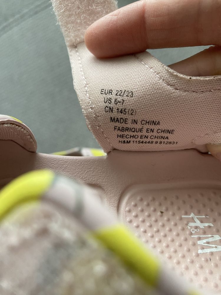 Сандали H&M размер 20/21 и 22/23