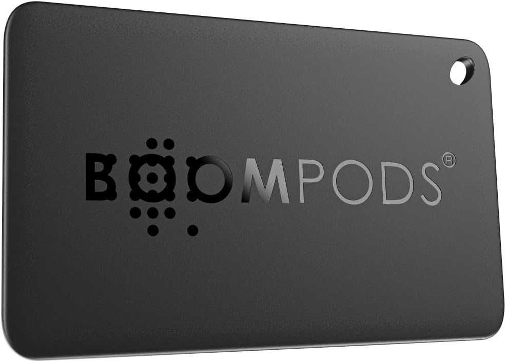 Карта за проследяване на портфейл Boompods Boomcard, Apple Find My App