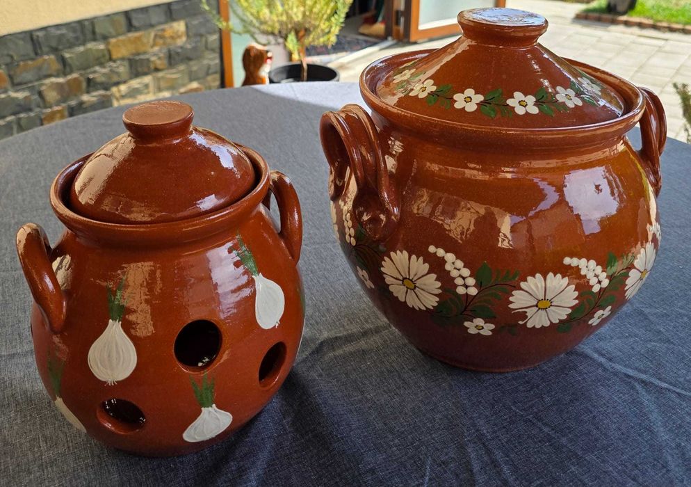 Vas pentru legume din ceramică de Corund – lucrat manual