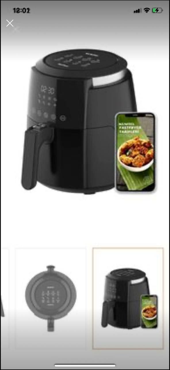 Kumtel Airfryer фирма жарит без масла все картошку курицу и тд