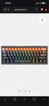 Tastatura gaming mecanica QWERTY q61 PRO