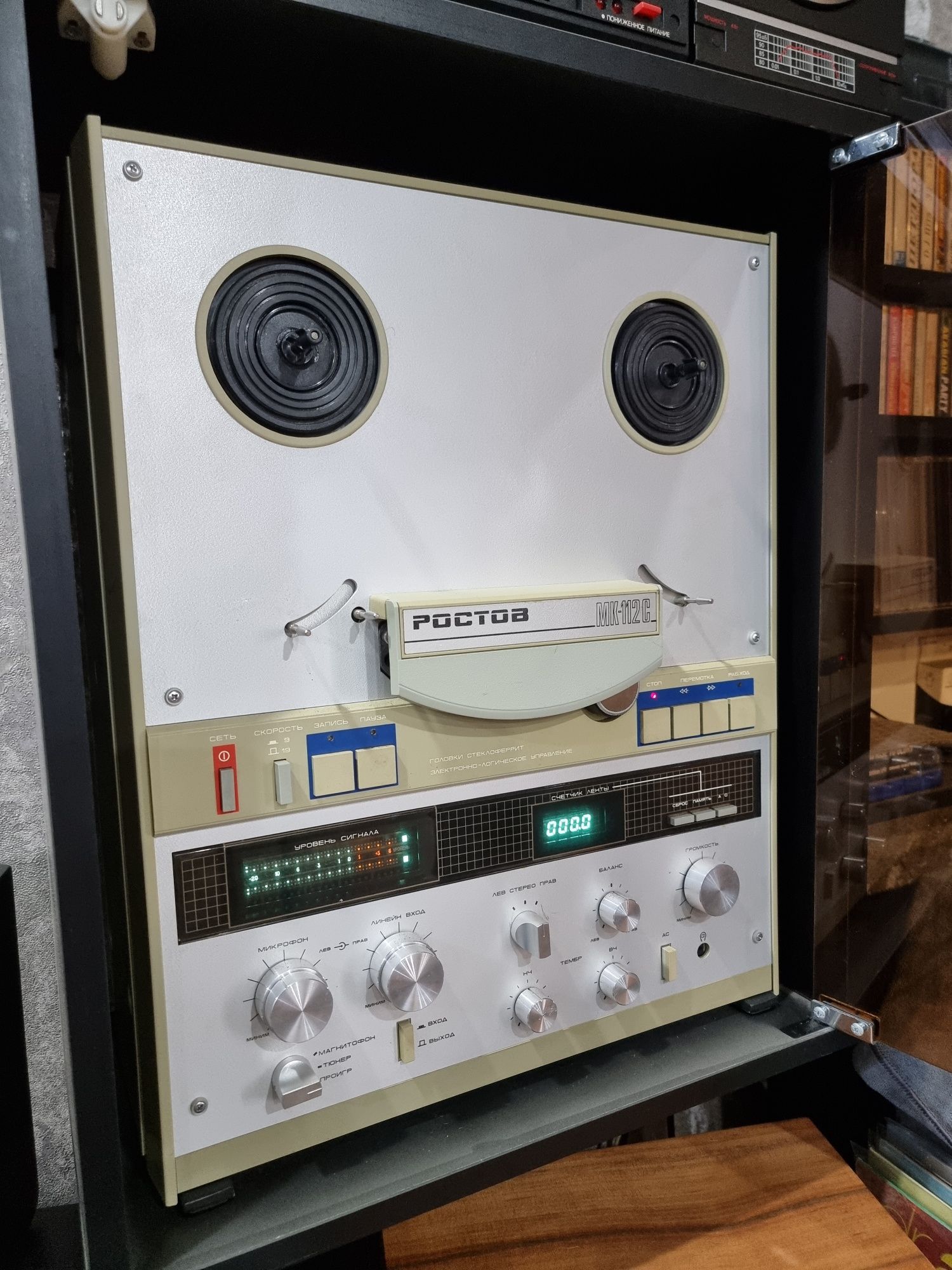 Катушечный магнитофон Ростов МК-112С