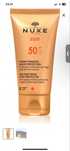 Слънцезащитен крем за лице SPF50 Nuxe Sun melting cream