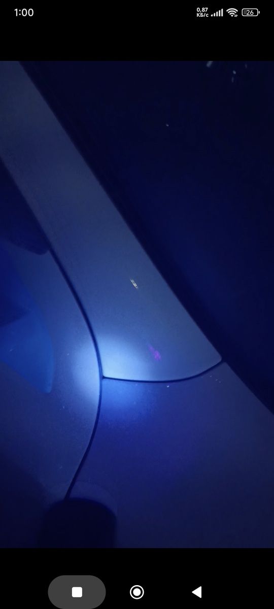 Moshina ultrafiolet avto UF kraska kuzov fonarik vuda UV lampa vudu