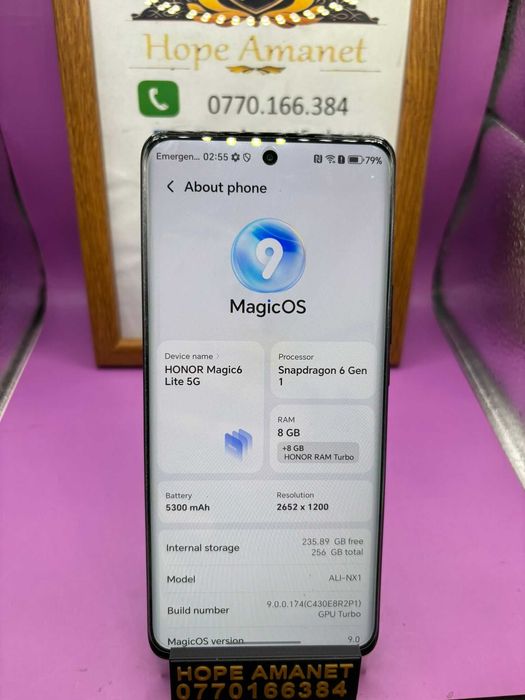 HOPE AMANET P2-Honor magic 6 lite 256 GB/8 RAM