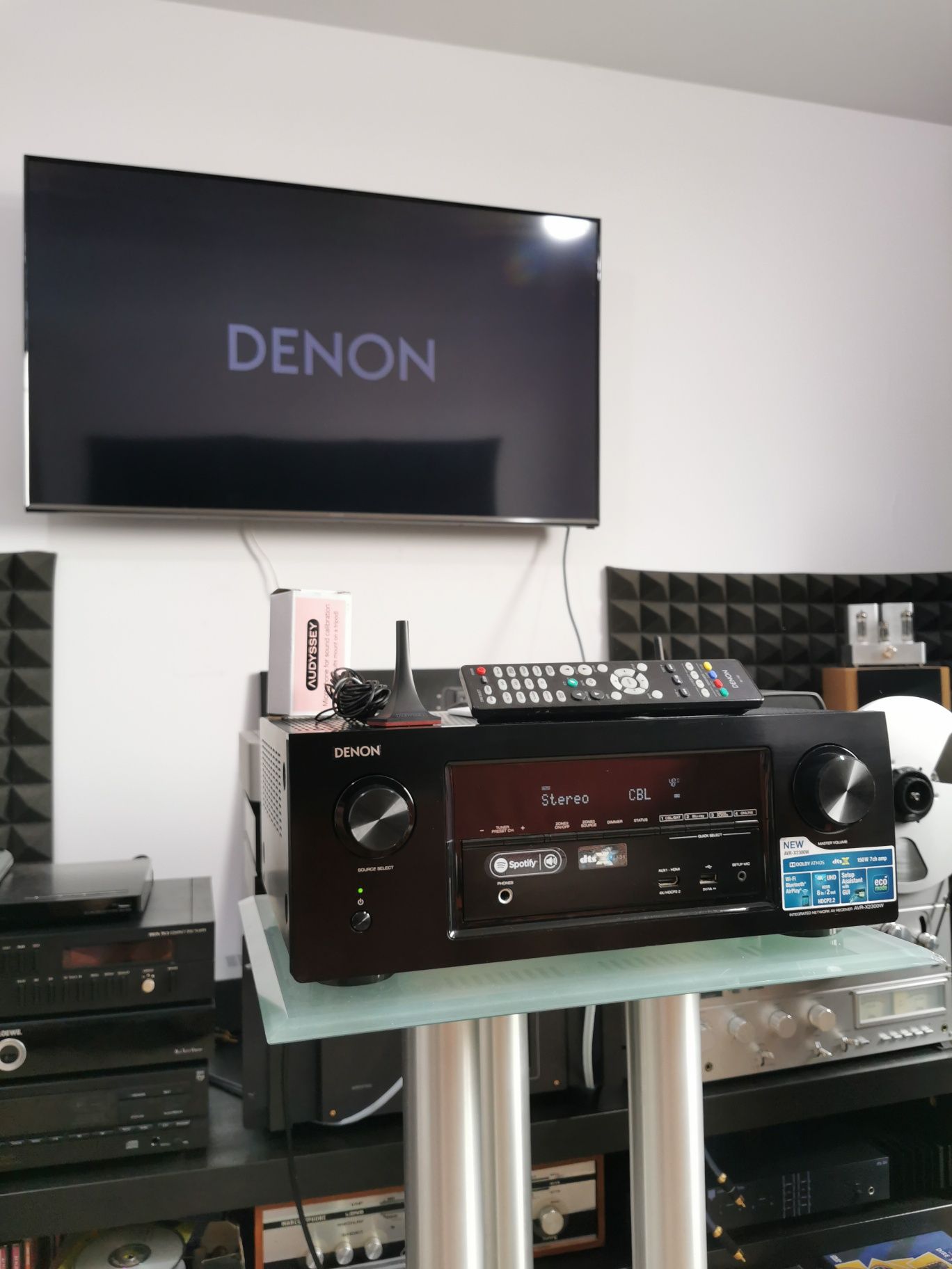 Denon AVR X2300W Dolby Atmos dtsX Wi-Fi Bluetooth HDMI 3