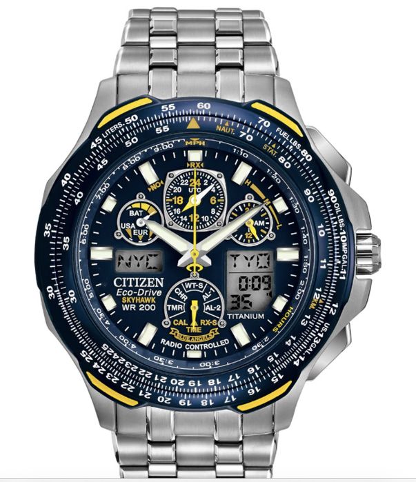 CITIZEN promaster skyhauk blue ANGELS TITANIUM WATCH