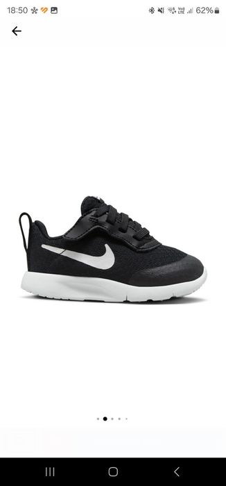 Vând Pantofi sport slip-on Nike Tanjun EasyOn, Negru, Alb, 19.5 EU
