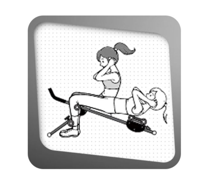 Aparat fitness pentru a lucra abdomenul, a se vedea detalii in poze
