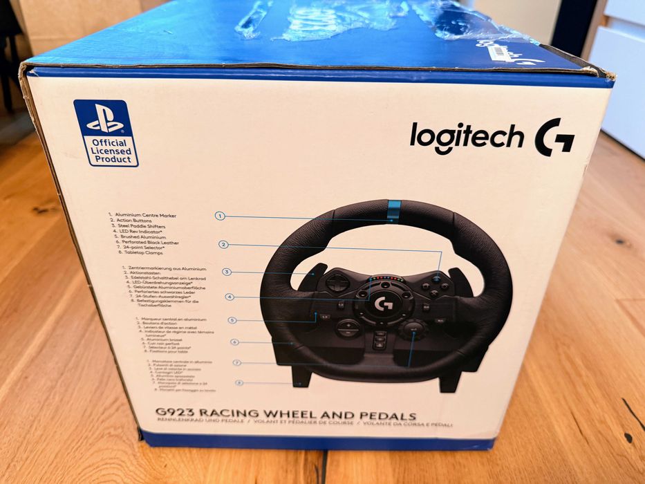 Logitech G923 – Volan Gaming + Pedale – PC / PlayStation / Xbox