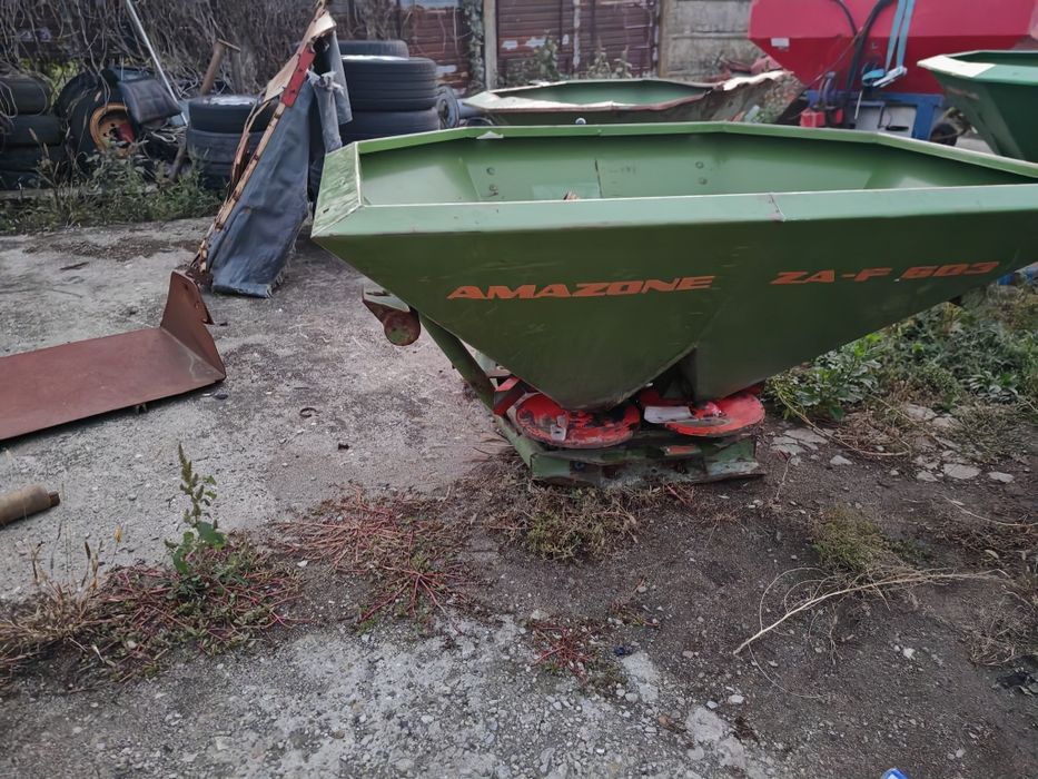 MIG împrăștiat Azot Amazone 600kg cu 2 talere