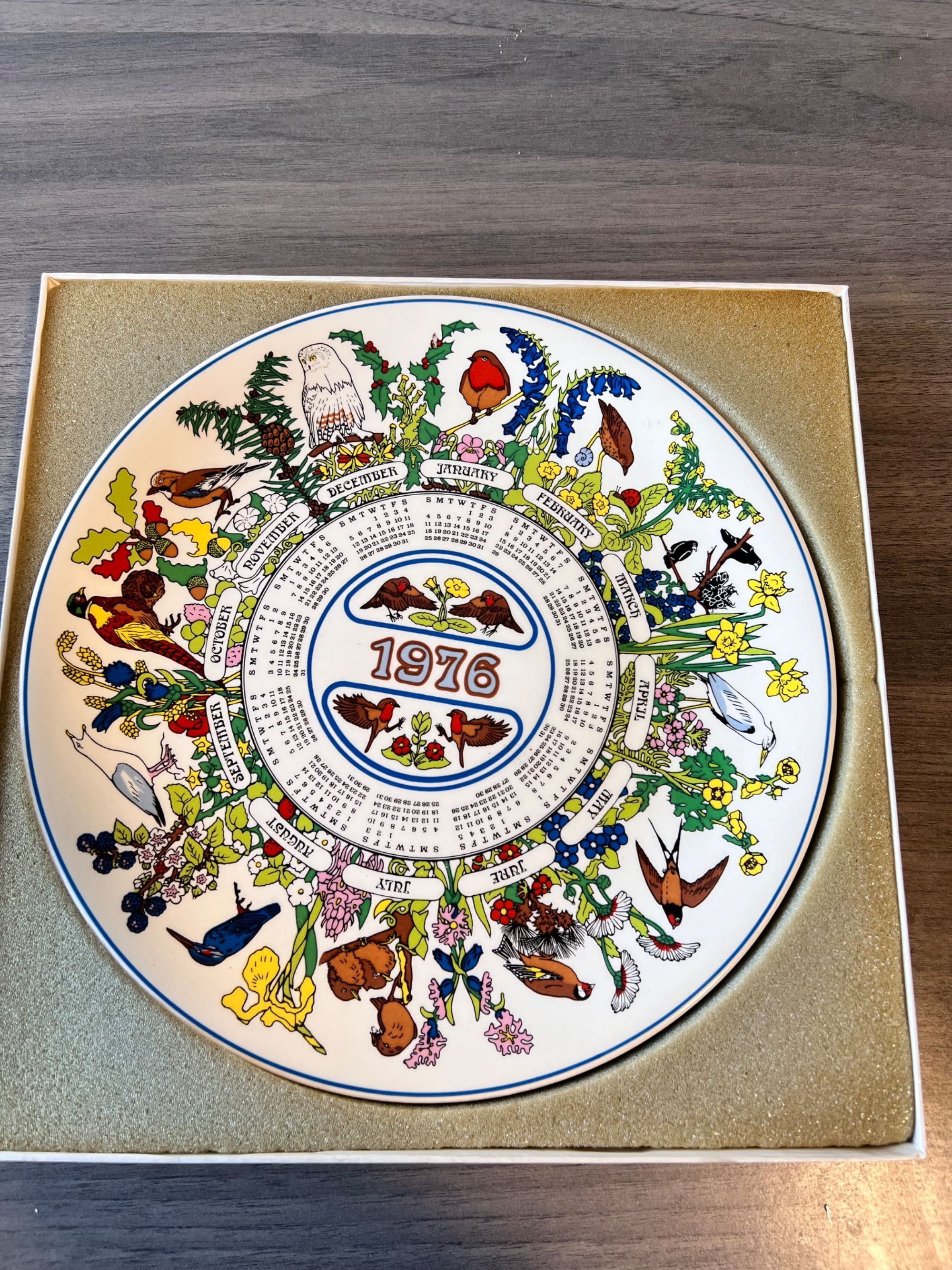 Wedgwood календарни чинии