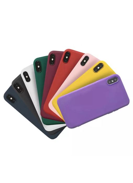 Iphone X XR XS XS MAX - Husa Liquid Cu Interior Fin Alcantara
