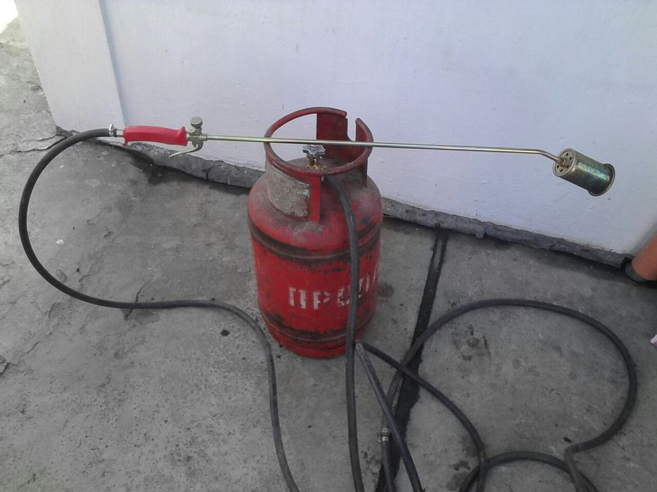 Газовая горелка. Газ пропан.