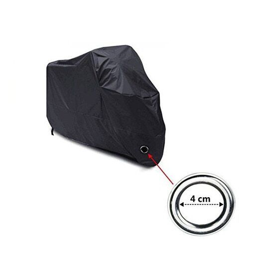 Husa-Prelata 2XL Outdoor, pentru motocicleta, Neagra
