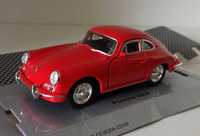 Macheta Porsche 356 B rosu - Welly 1/36