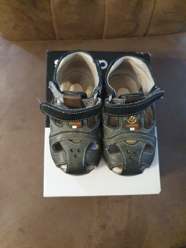 Детские кожанные сандалики Perlina 19 размер
