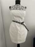 Rochie alba cu floricele