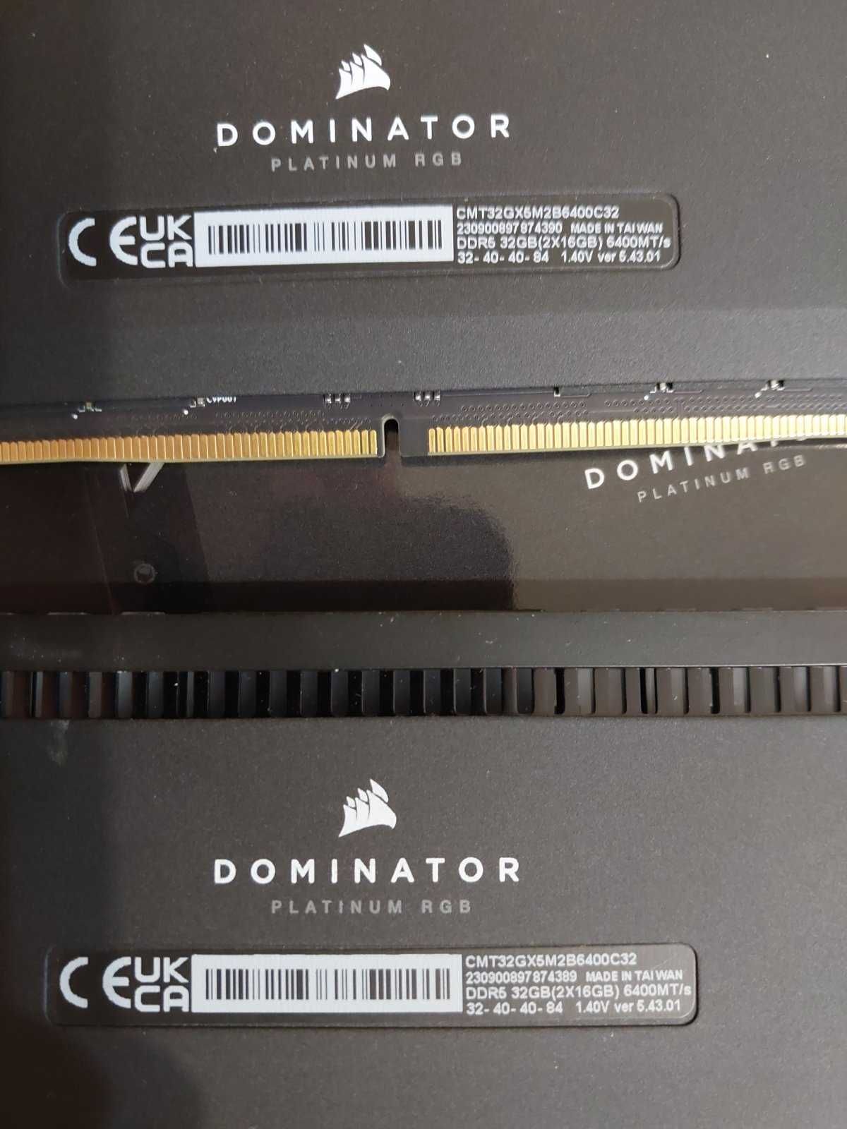 32GB DDR5 Corsair Dominator Platinium RGB 6400Mhz CL32