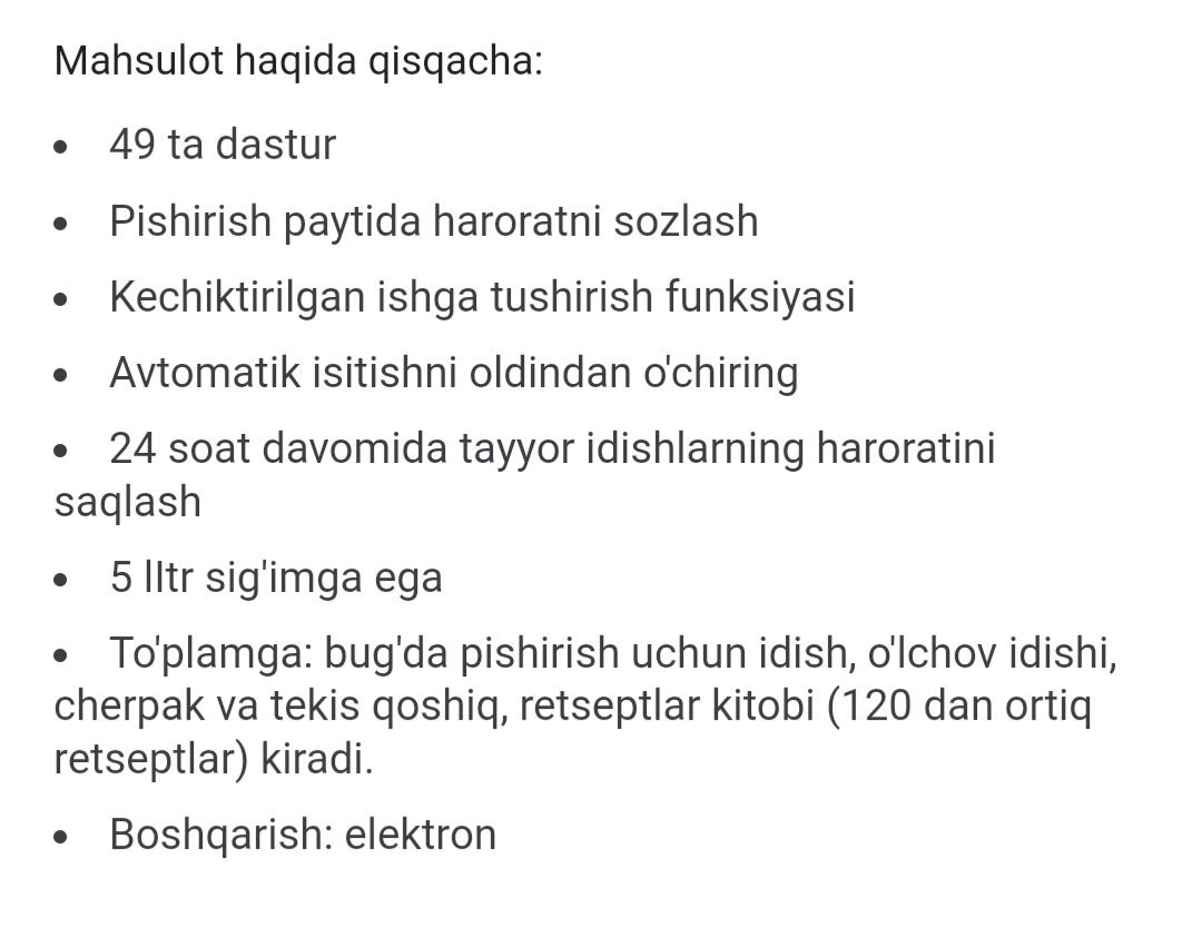 Yangi Multivarka