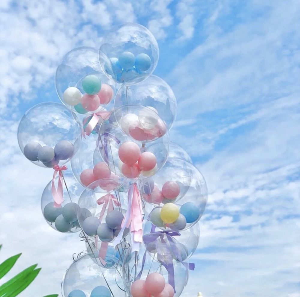 Балони сфера  прозрачен BUBBLE