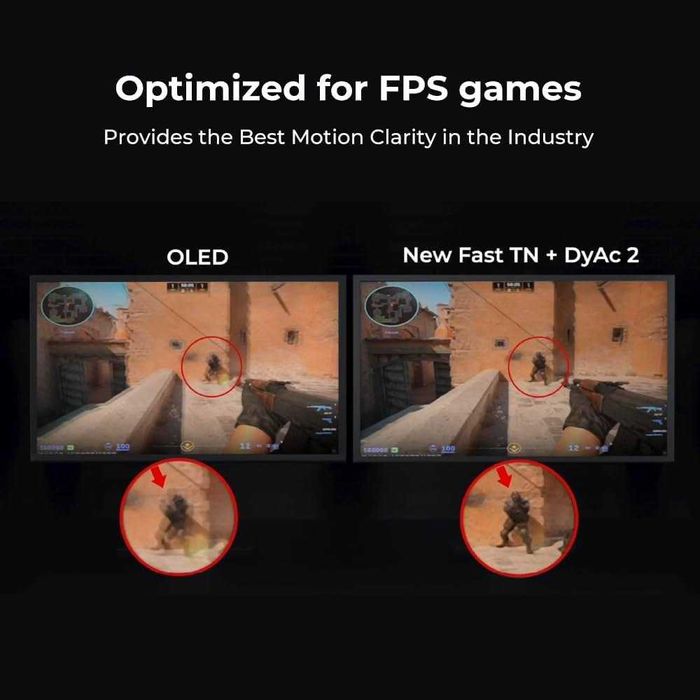 ZOWIE XL2586X+ — 600Hz | Fast TN | DyAc 2 CS2 gaming manitor