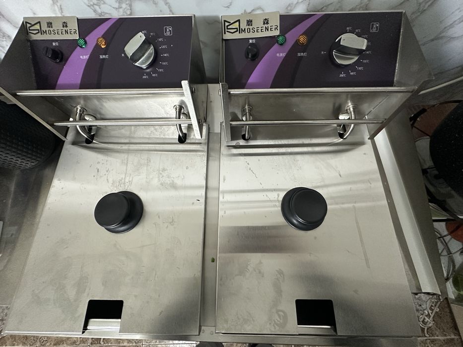 Фритюрница. Фри. Фритюрница 5л двойная .фритюрница электрическая  220в