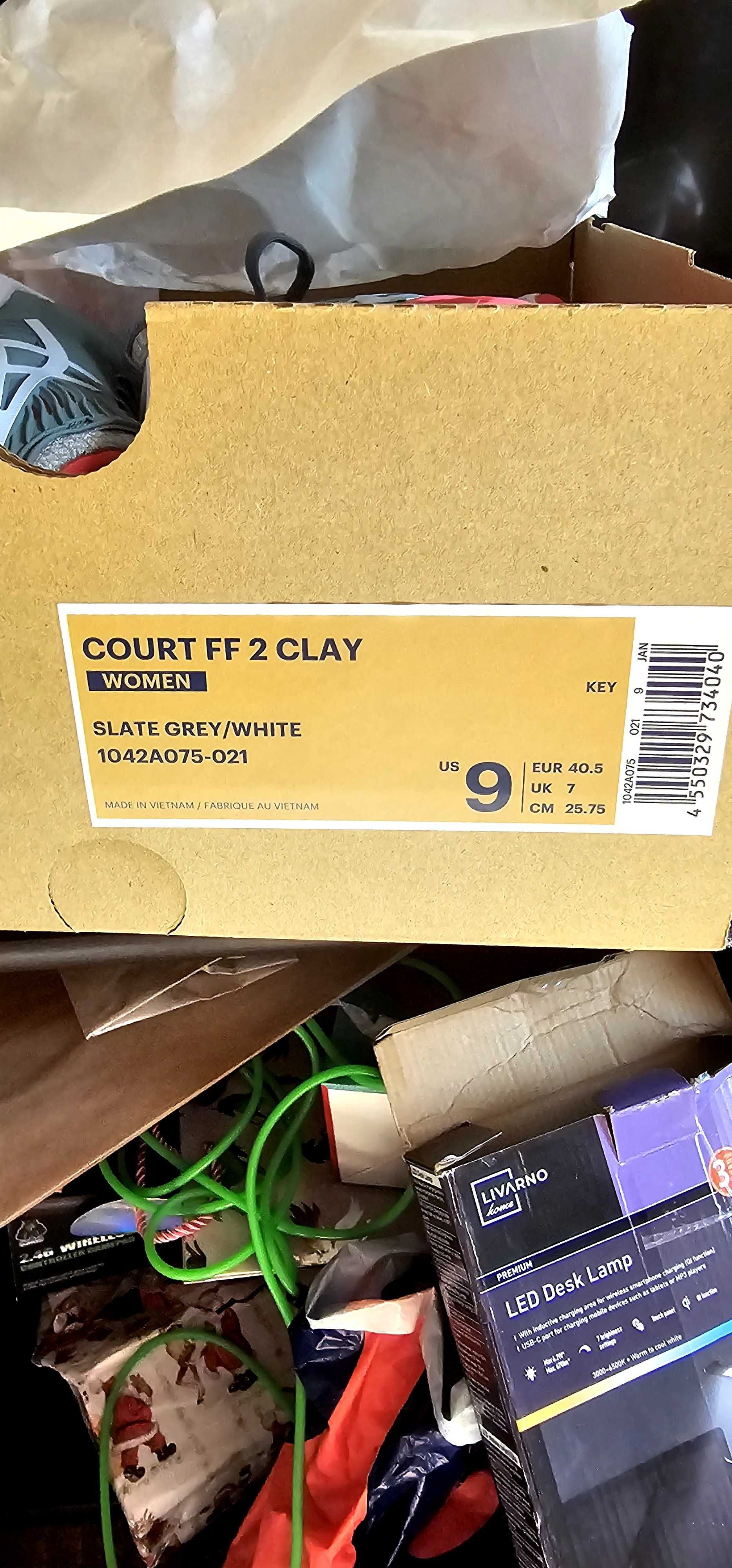 Продавам дамски тенис маратонки ASICS Court FF 2 CLAY чисто нови