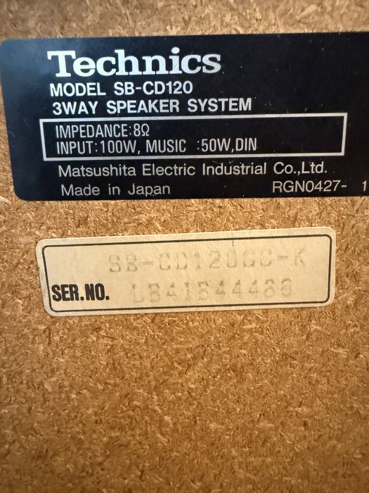 Vand sistem audio Technics