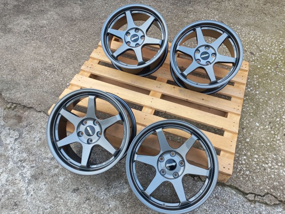 17 5х114.3 Rays T37 Gunmetal Volk Racing Forced Japan Bronz Matt 7.5j