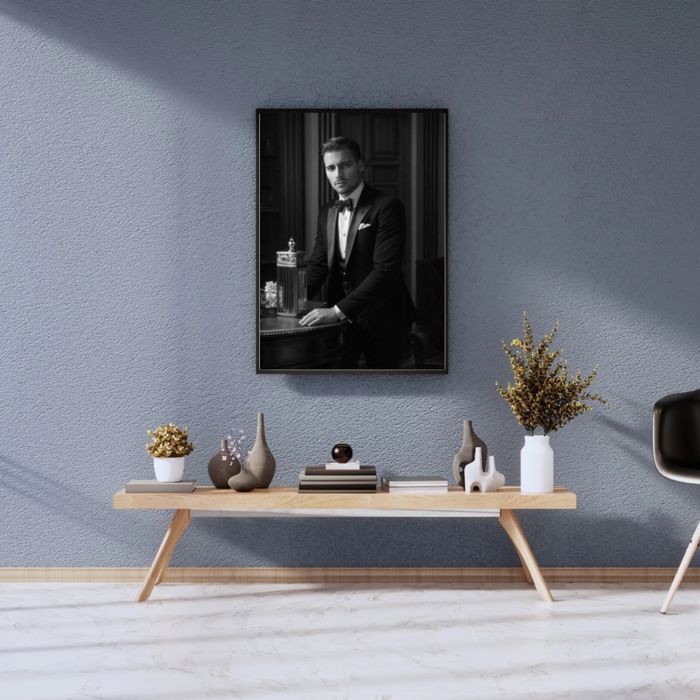 Ретро портрет/ Уникален подарък/ Ретро картина