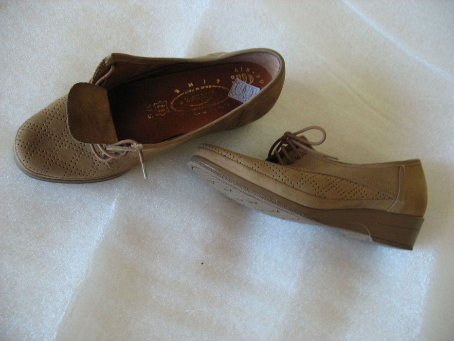 Дамски ботички, 37 номер, естествена кожа. Стелка 24см.