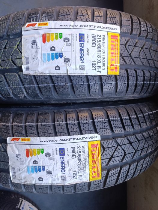 Anvelope de iarnă noi 215 60 18 Pirelli Runflat dot 2023