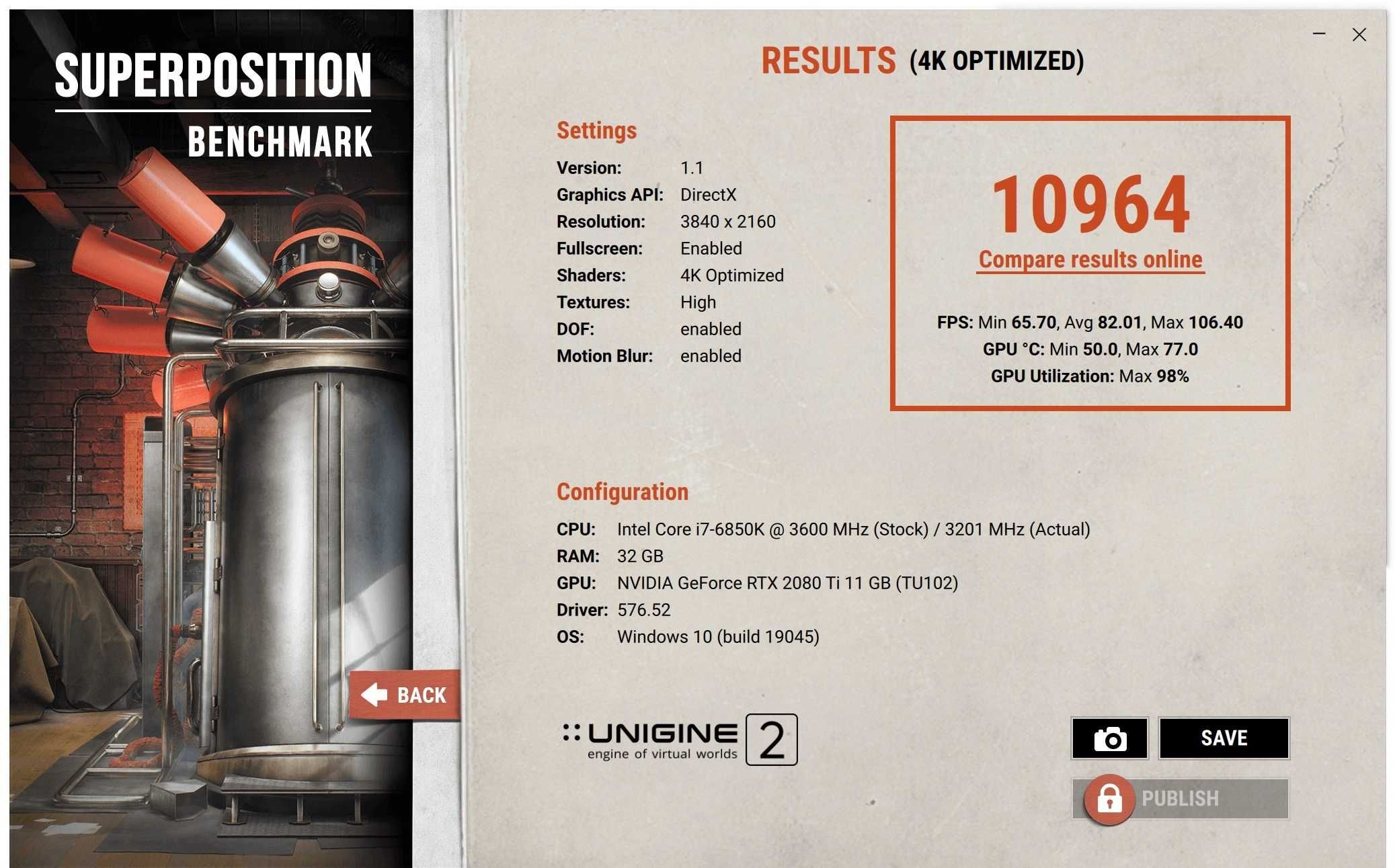 Видео карта GPU Palit RTX 2080 Ti GamingPro OC 11GB GDDR6 352bit