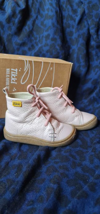 Ghetuțe fetițe Tikki 21 Barefoot Beetle (Roz deschis)