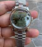 Seiko Mod Day-Date President Verde 40 mm Automatic japonez Miyota 8285