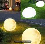 Lumini solare LED, sfera, piatra de gradina curte terasa balcon terasa