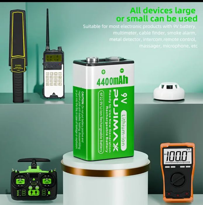 Литиевая батарея 9v