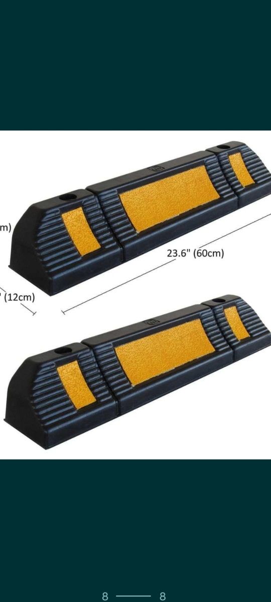 Колесоотбойники для парковки автомобиля